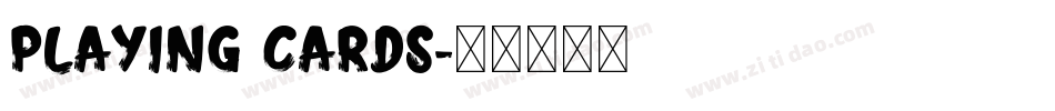Playing Cards字体转换